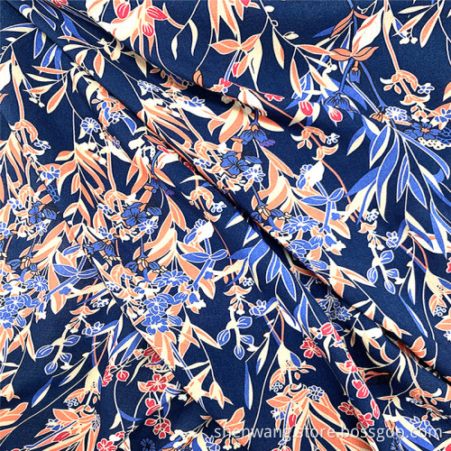 Beautiful Floral Printing Rayon Ladies Summer Fabrics